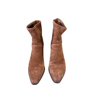 27 Edit Brown Suede Ankle Boots 8.5